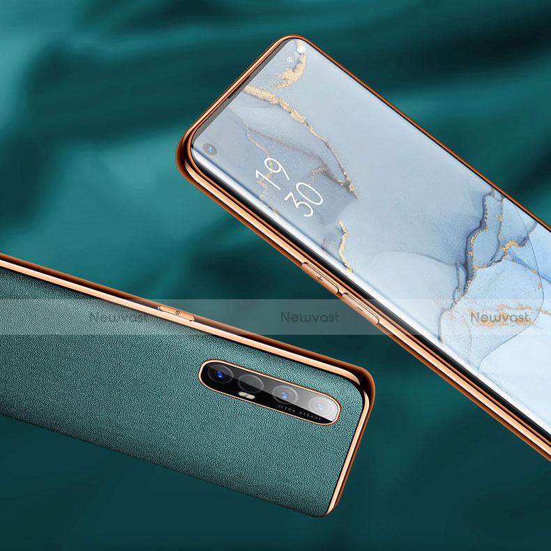 Soft Luxury Leather Snap On Case Cover R03 for Oppo Find X2 Neo