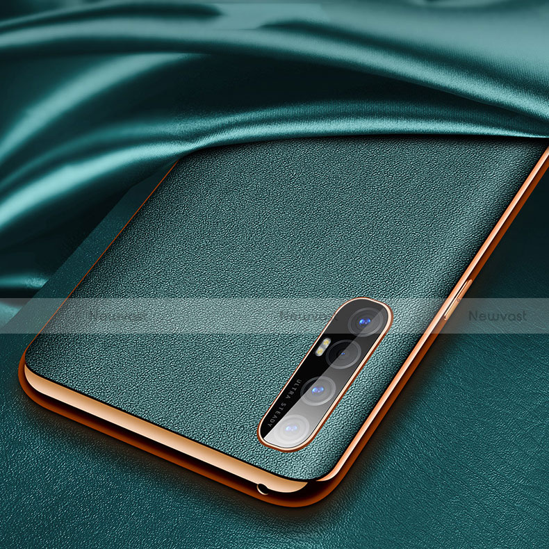 Soft Luxury Leather Snap On Case Cover R03 for Oppo Reno3 Pro
