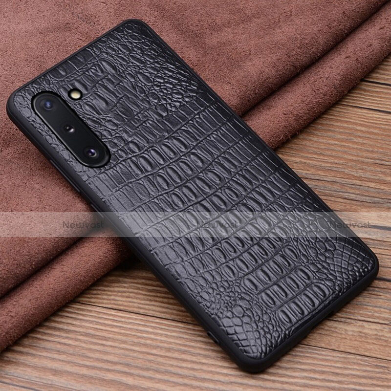 Soft Luxury Leather Snap On Case Cover R03 for Samsung Galaxy Note 10 5G