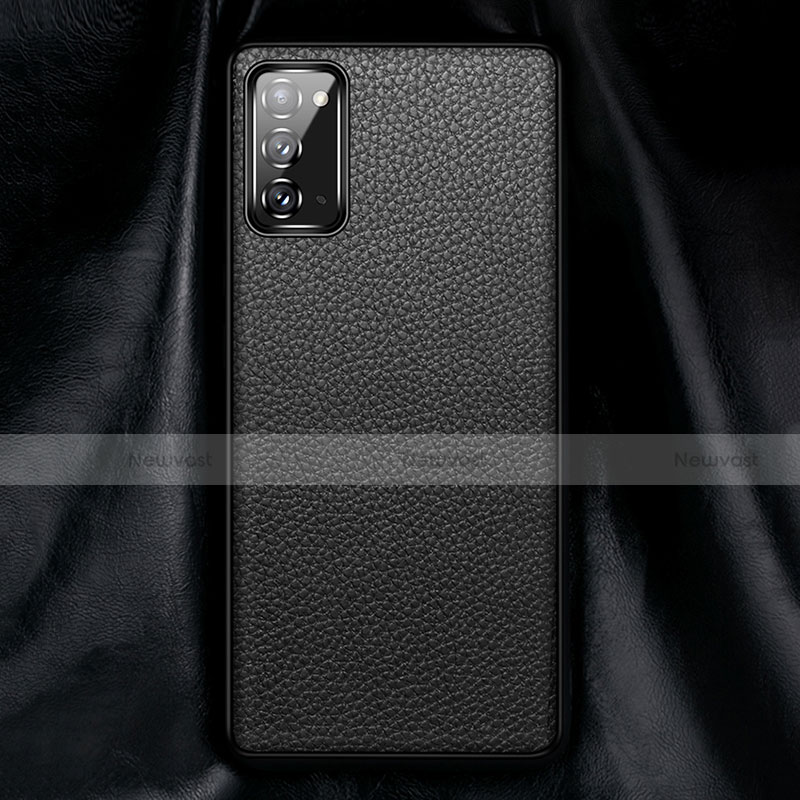 Soft Luxury Leather Snap On Case Cover R03 for Samsung Galaxy Note 20 5G