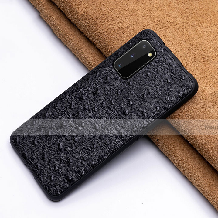 Soft Luxury Leather Snap On Case Cover R03 for Samsung Galaxy S20
