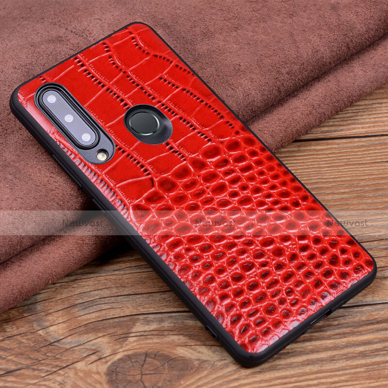 Soft Luxury Leather Snap On Case Cover R04 for Huawei Honor 20 Lite