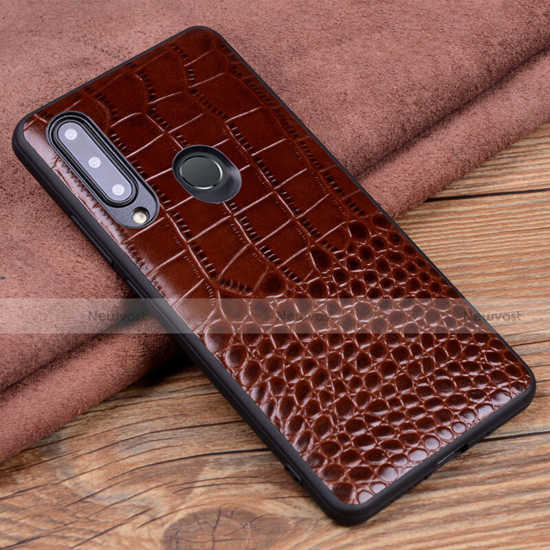 Soft Luxury Leather Snap On Case Cover R04 for Huawei Honor 20 Lite