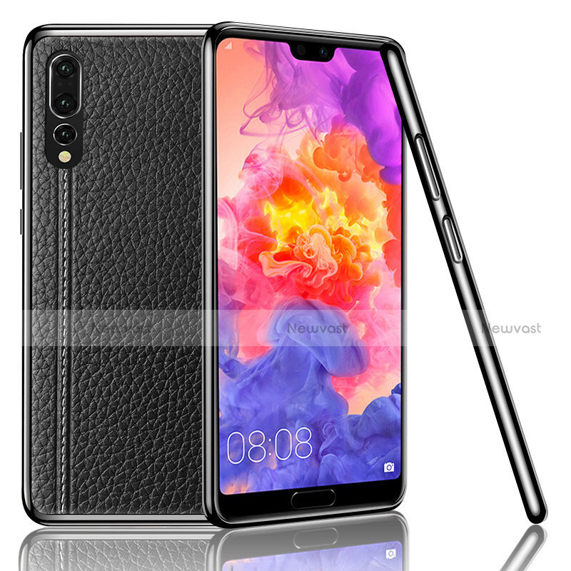Soft Luxury Leather Snap On Case Cover R04 for Huawei P20 Pro