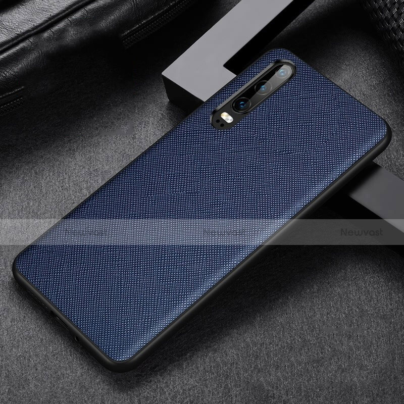 Soft Luxury Leather Snap On Case Cover R04 for Huawei P30