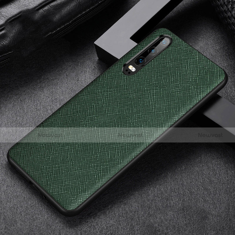 Soft Luxury Leather Snap On Case Cover R04 for Huawei P30