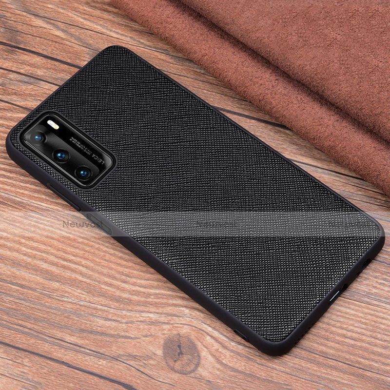 Soft Luxury Leather Snap On Case Cover R04 for Huawei P40