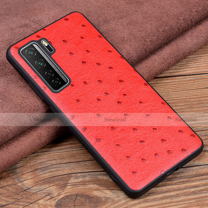 Soft Luxury Leather Snap On Case Cover R04 for Huawei P40 Lite 5G