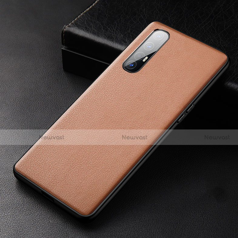 Soft Luxury Leather Snap On Case Cover R04 for Oppo Find X2 Neo