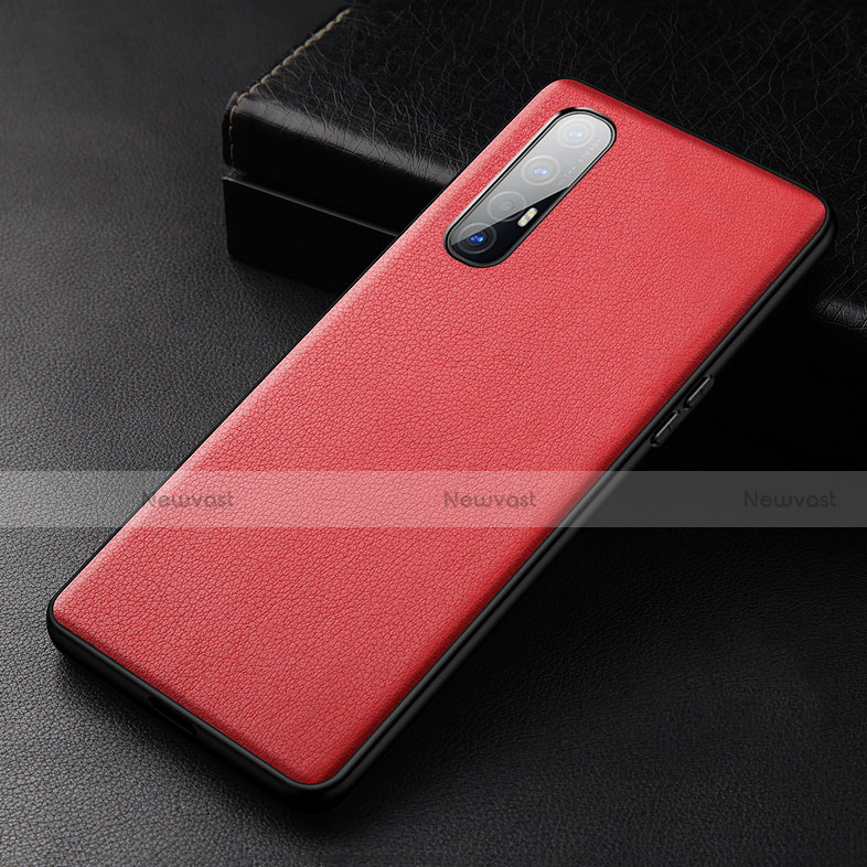 Soft Luxury Leather Snap On Case Cover R04 for Oppo Find X2 Neo