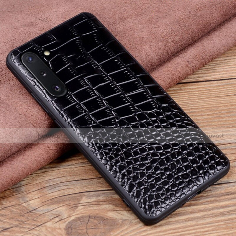 Soft Luxury Leather Snap On Case Cover R04 for Samsung Galaxy Note 10