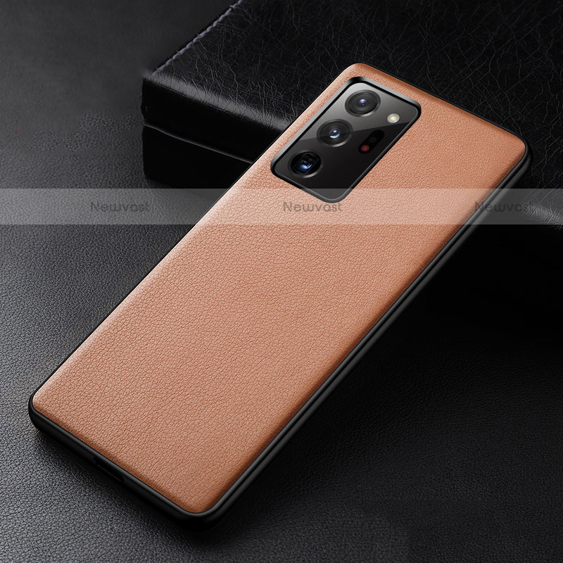 Soft Luxury Leather Snap On Case Cover R04 for Samsung Galaxy Note 20 Ultra 5G