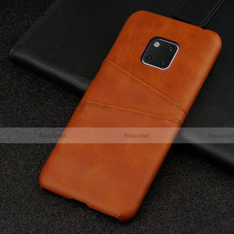 Soft Luxury Leather Snap On Case Cover R05 for Huawei Mate 20 Pro