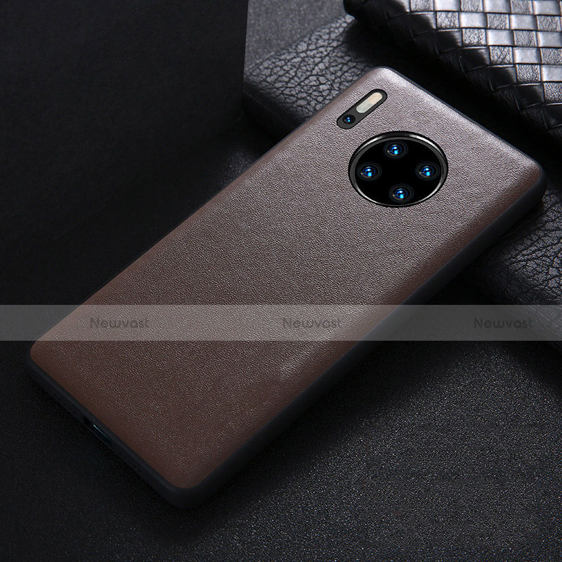 Soft Luxury Leather Snap On Case Cover R05 for Huawei Mate 30 Pro 5G