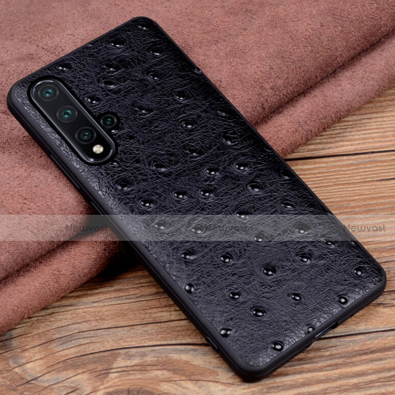 Soft Luxury Leather Snap On Case Cover R05 for Huawei Nova 5 Pro