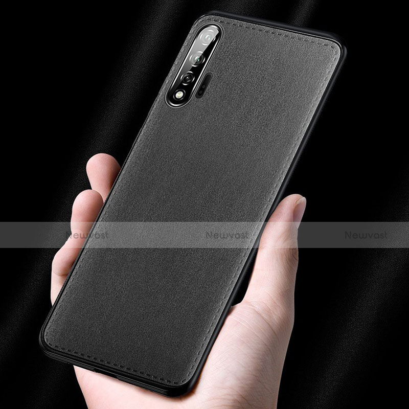 Soft Luxury Leather Snap On Case Cover R05 for Huawei Nova 6