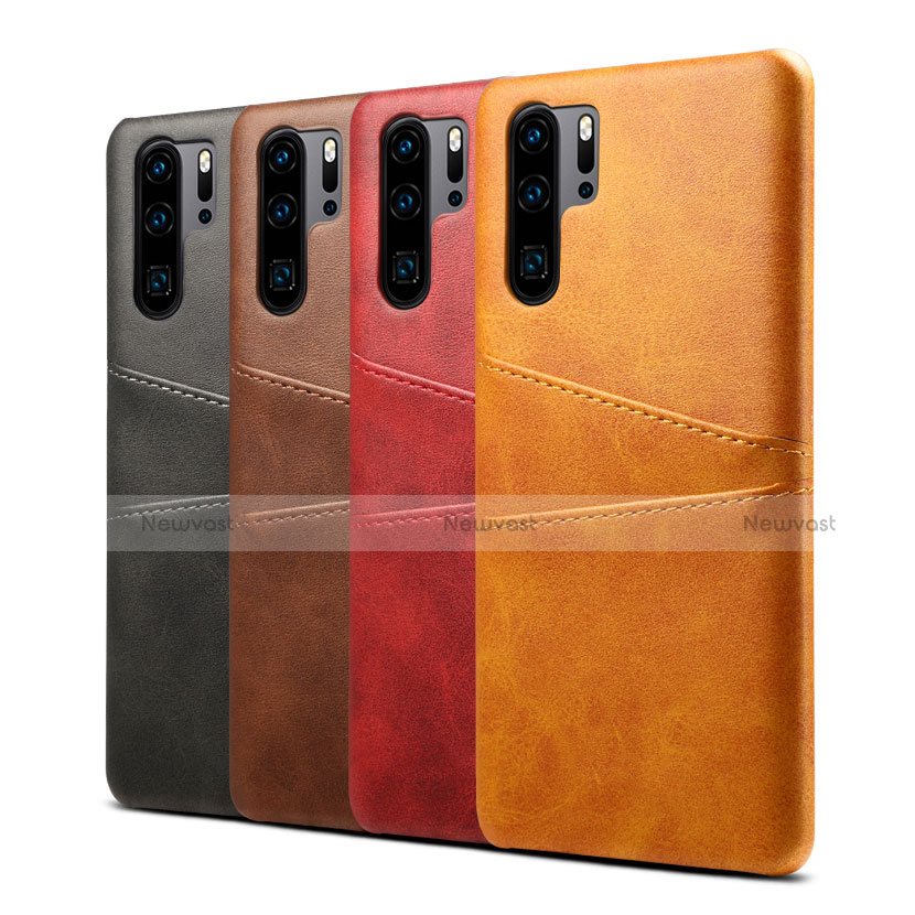 Soft Luxury Leather Snap On Case Cover R05 for Huawei P30 Pro
