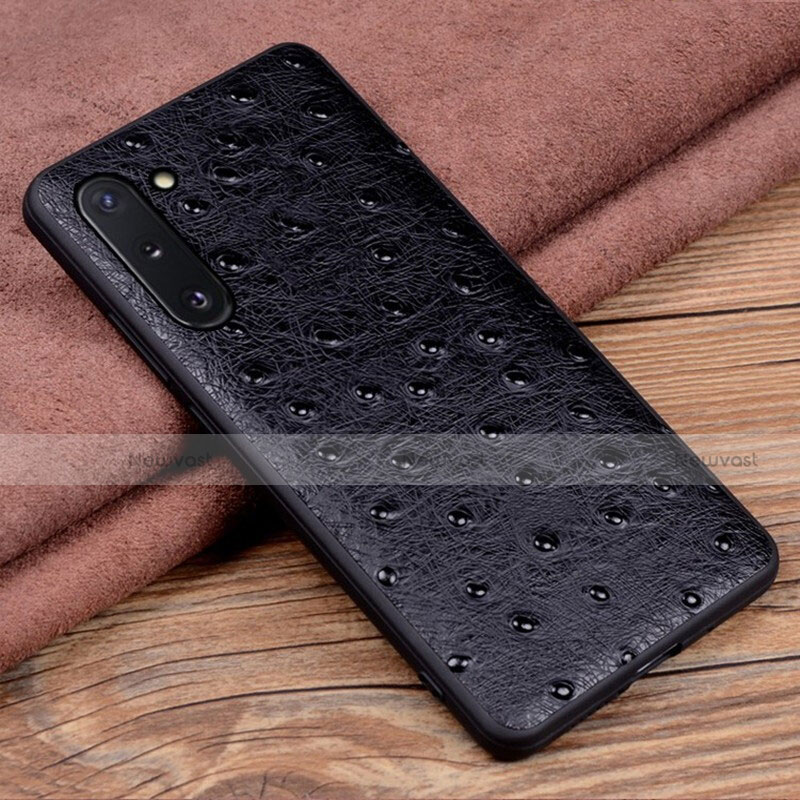 Soft Luxury Leather Snap On Case Cover R05 for Samsung Galaxy Note 10