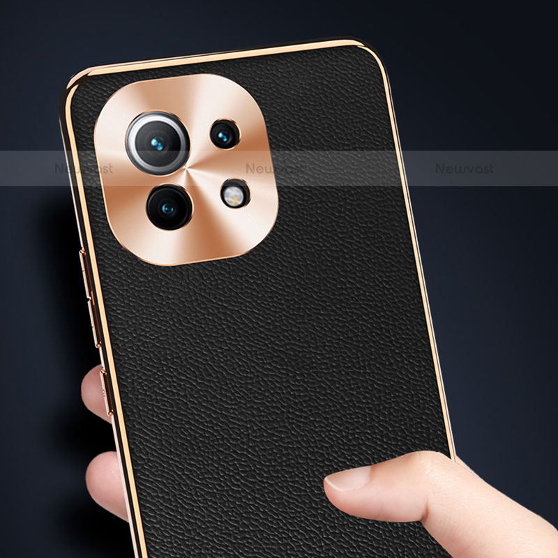 Soft Luxury Leather Snap On Case Cover R05 for Xiaomi Mi 11 5G