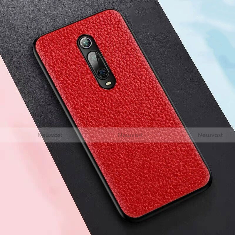 Soft Luxury Leather Snap On Case Cover R05 for Xiaomi Redmi K20 Pro Red