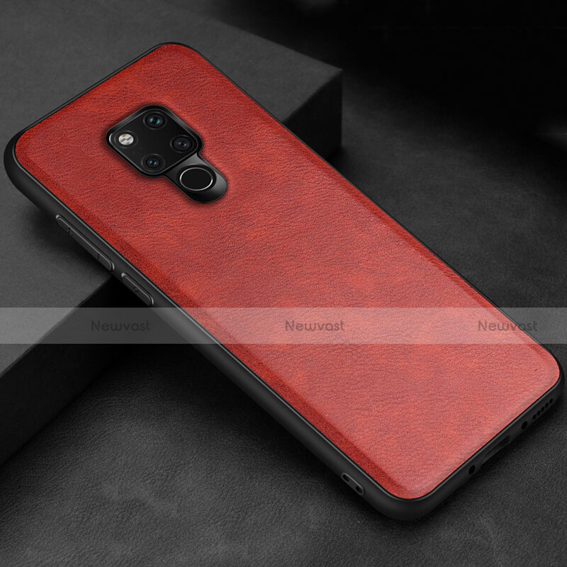 Soft Luxury Leather Snap On Case Cover R06 for Huawei Mate 20 X 5G