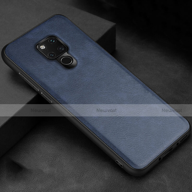 Soft Luxury Leather Snap On Case Cover R06 for Huawei Mate 20 X 5G