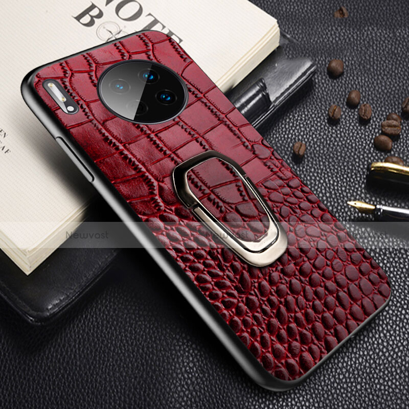 Soft Luxury Leather Snap On Case Cover R06 for Huawei Mate 30 5G