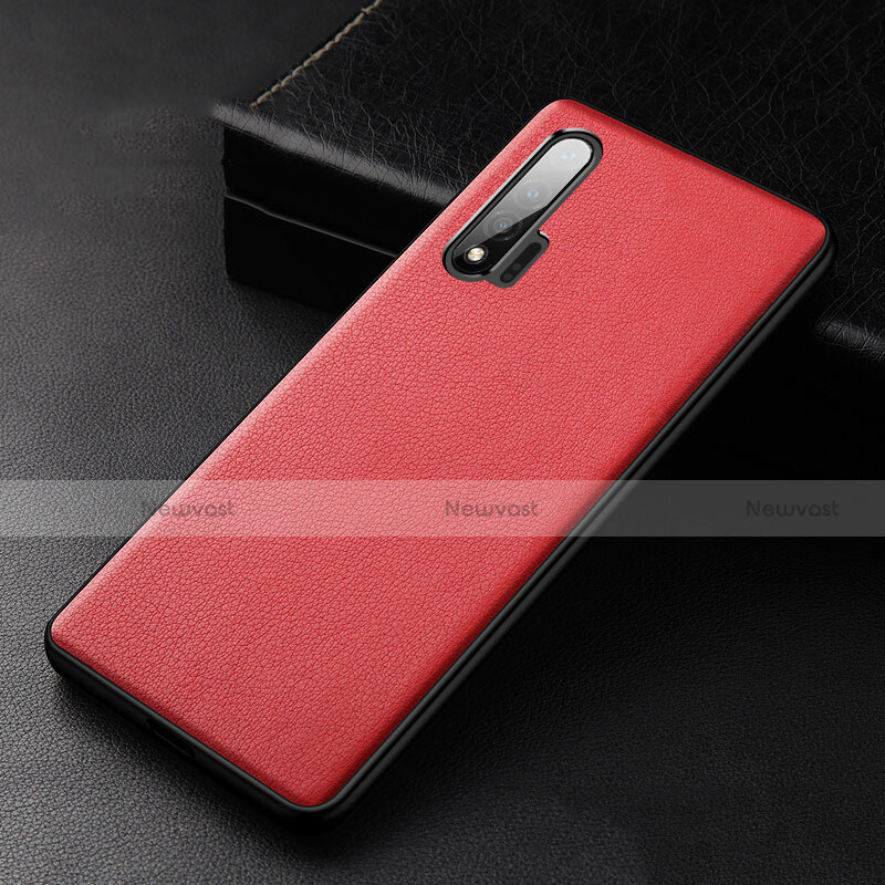 Soft Luxury Leather Snap On Case Cover R06 for Huawei Nova 6 5G