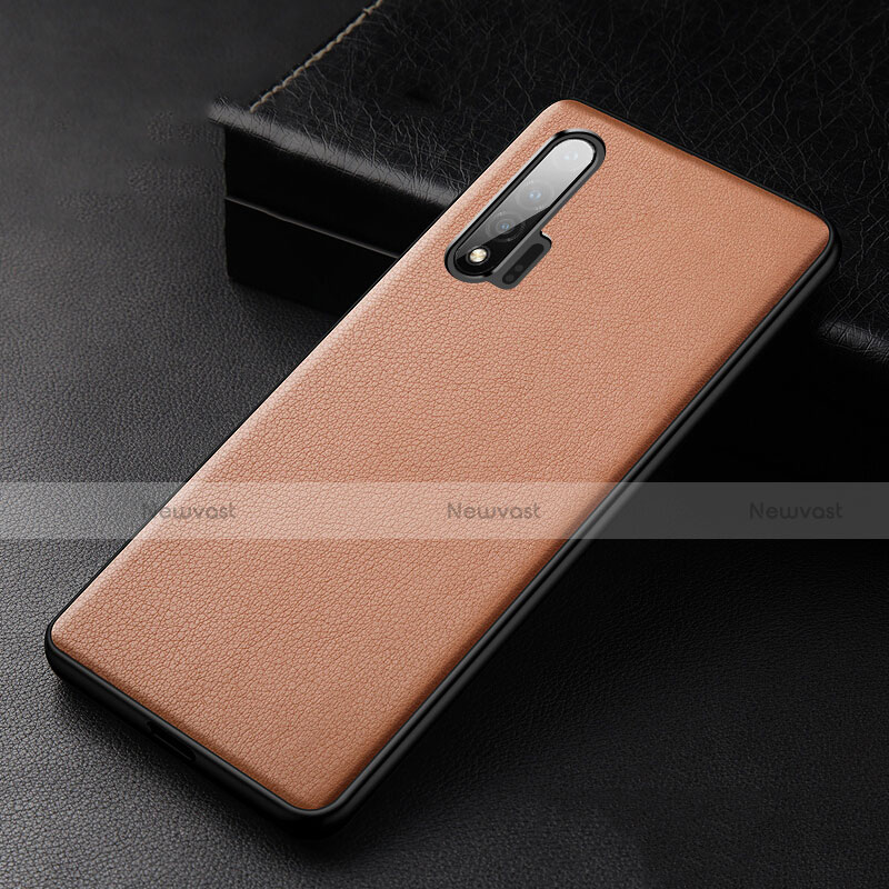 Soft Luxury Leather Snap On Case Cover R06 for Huawei Nova 6 5G