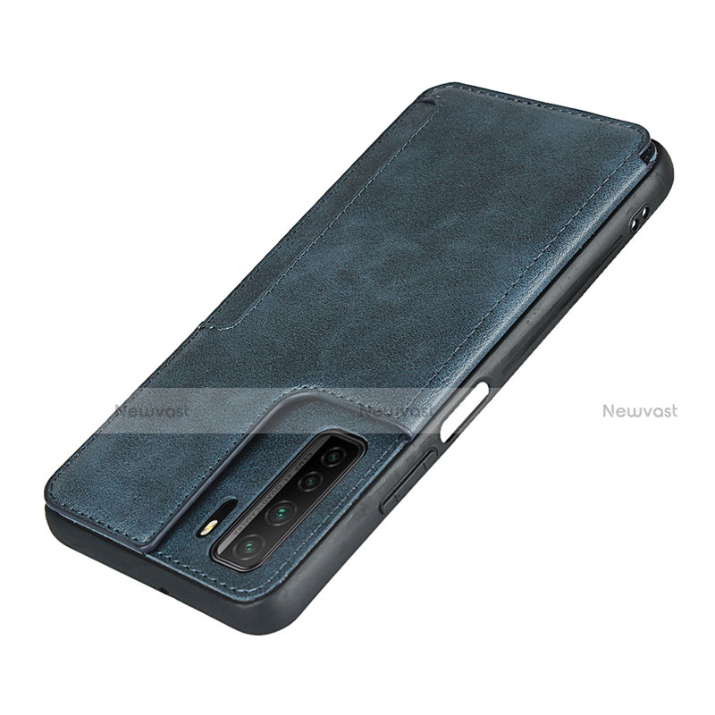 Soft Luxury Leather Snap On Case Cover R06 for Huawei Nova 7 SE 5G