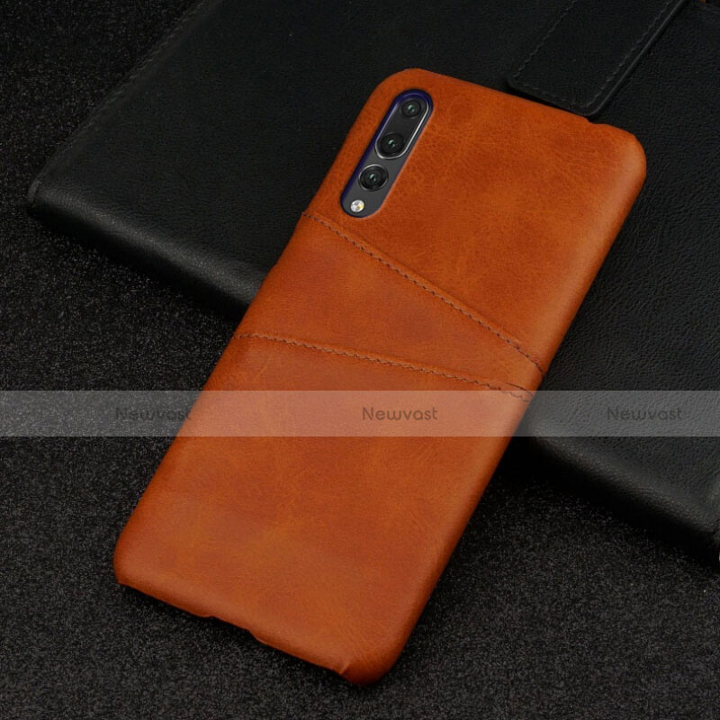 Soft Luxury Leather Snap On Case Cover R06 for Huawei P20 Pro