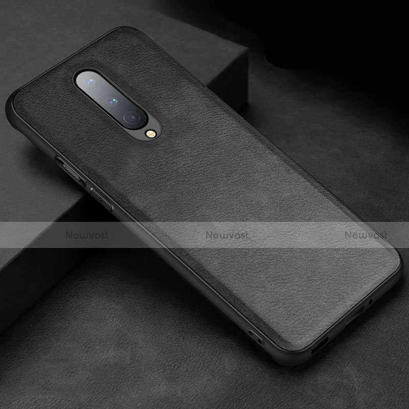 Soft Luxury Leather Snap On Case Cover R06 for OnePlus 8