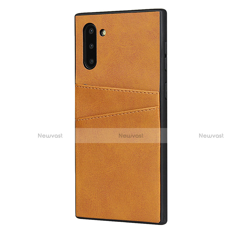 Soft Luxury Leather Snap On Case Cover R06 for Samsung Galaxy Note 10 5G