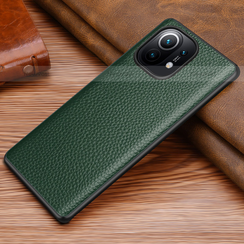 Soft Luxury Leather Snap On Case Cover R06 for Xiaomi Mi 11 5G