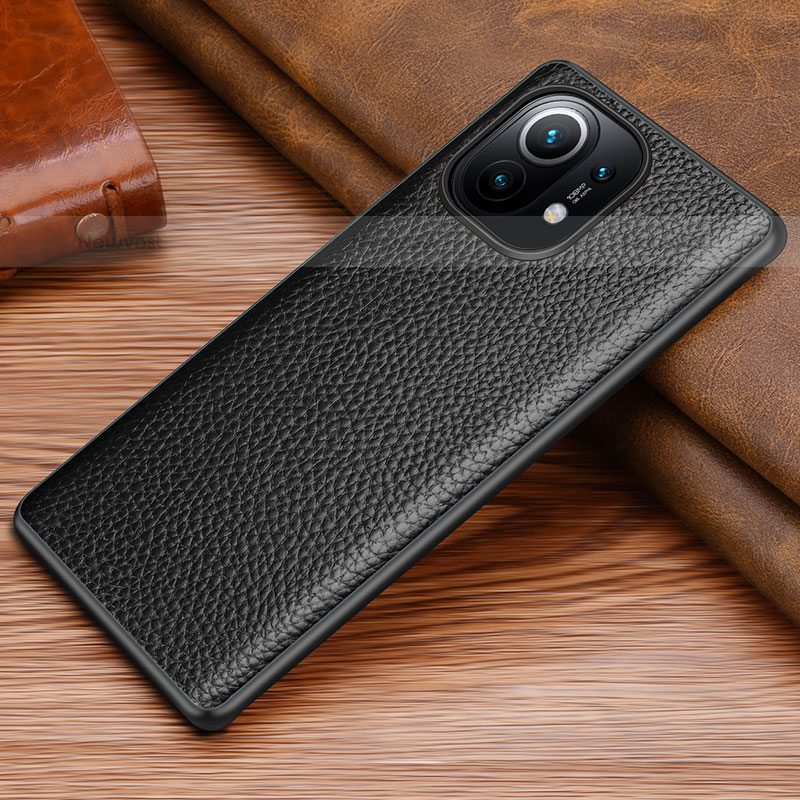 Soft Luxury Leather Snap On Case Cover R06 for Xiaomi Mi 11 Lite 5G