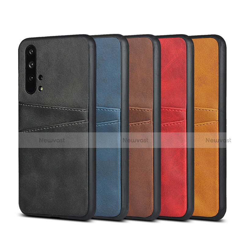 Soft Luxury Leather Snap On Case Cover R07 for Huawei Honor 20 Pro