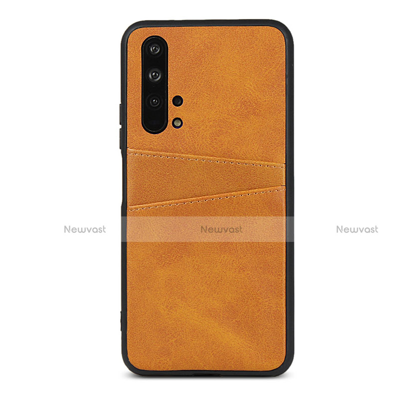 Soft Luxury Leather Snap On Case Cover R07 for Huawei Honor 20 Pro