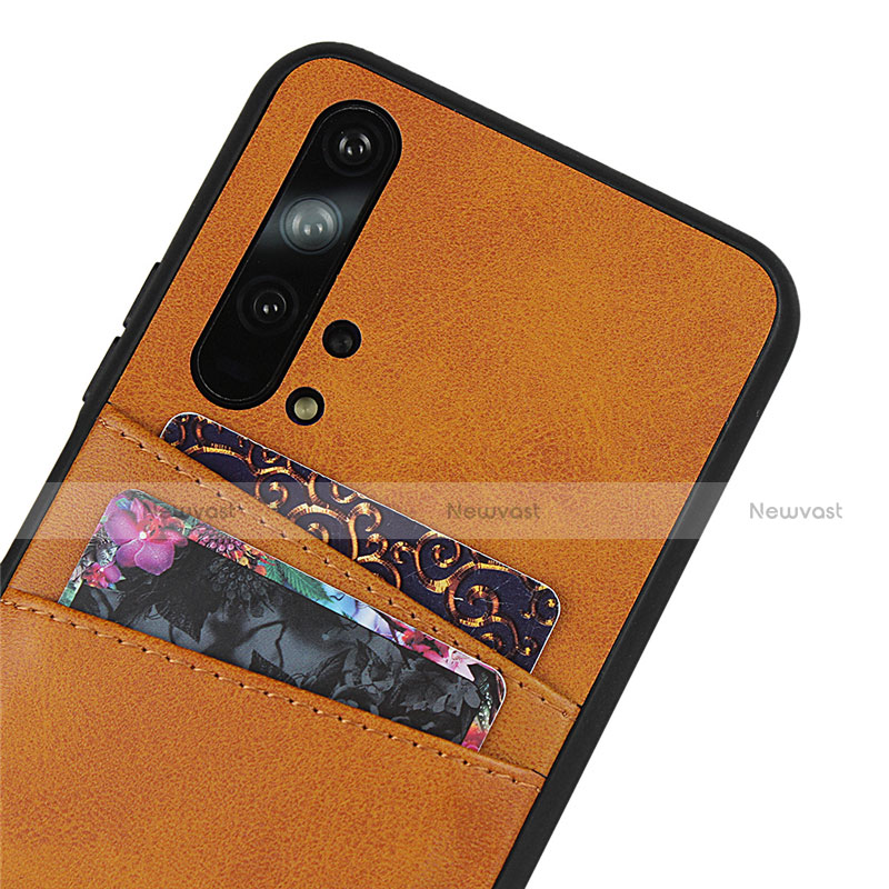 Soft Luxury Leather Snap On Case Cover R07 for Huawei Honor 20 Pro
