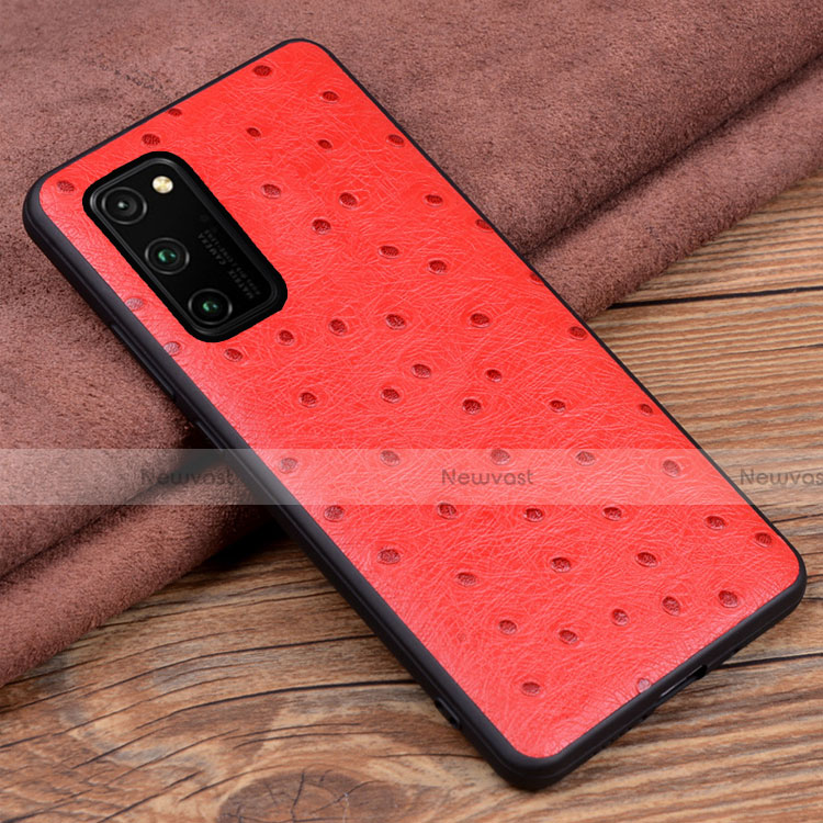 Soft Luxury Leather Snap On Case Cover R07 for Huawei Honor View 30 5G