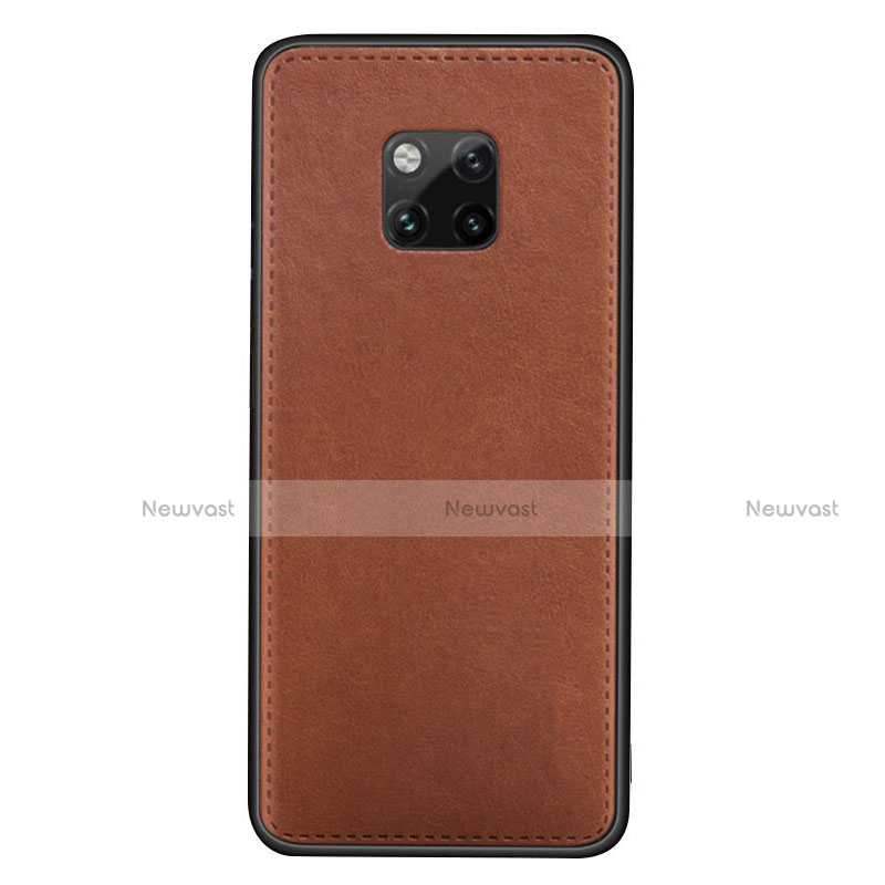 Soft Luxury Leather Snap On Case Cover R07 for Huawei Mate 20 Pro