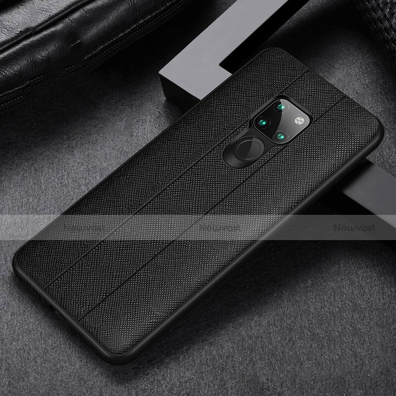 Soft Luxury Leather Snap On Case Cover R07 for Huawei Mate 20 X 5G