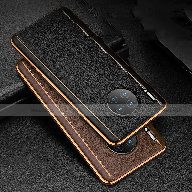 Soft Luxury Leather Snap On Case Cover R07 for Huawei Mate 30