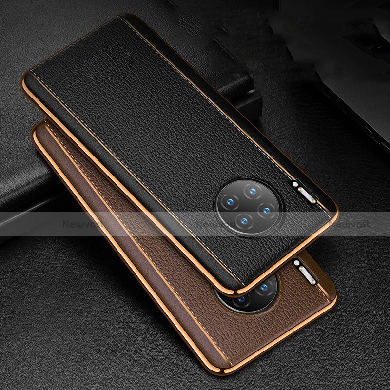 Soft Luxury Leather Snap On Case Cover R07 for Huawei Mate 30E Pro 5G