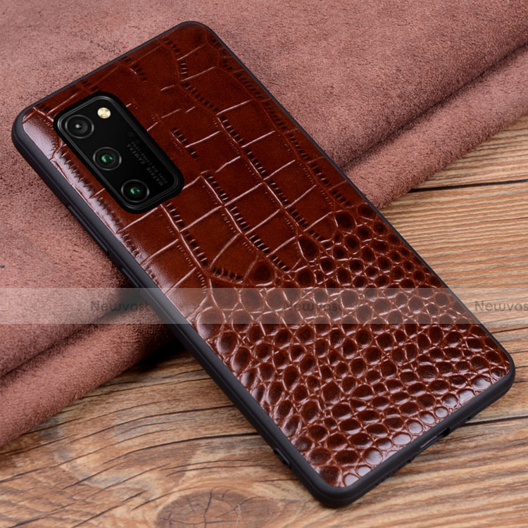 Soft Luxury Leather Snap On Case Cover R08 for Huawei Honor View 30 5G