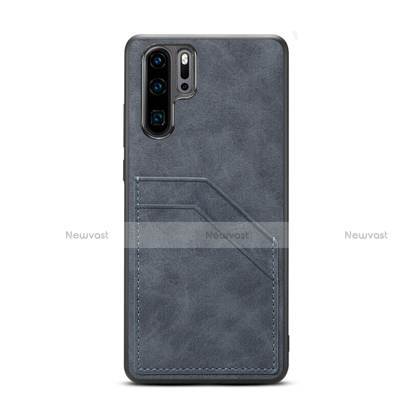 Soft Luxury Leather Snap On Case Cover R08 for Huawei P30 Pro