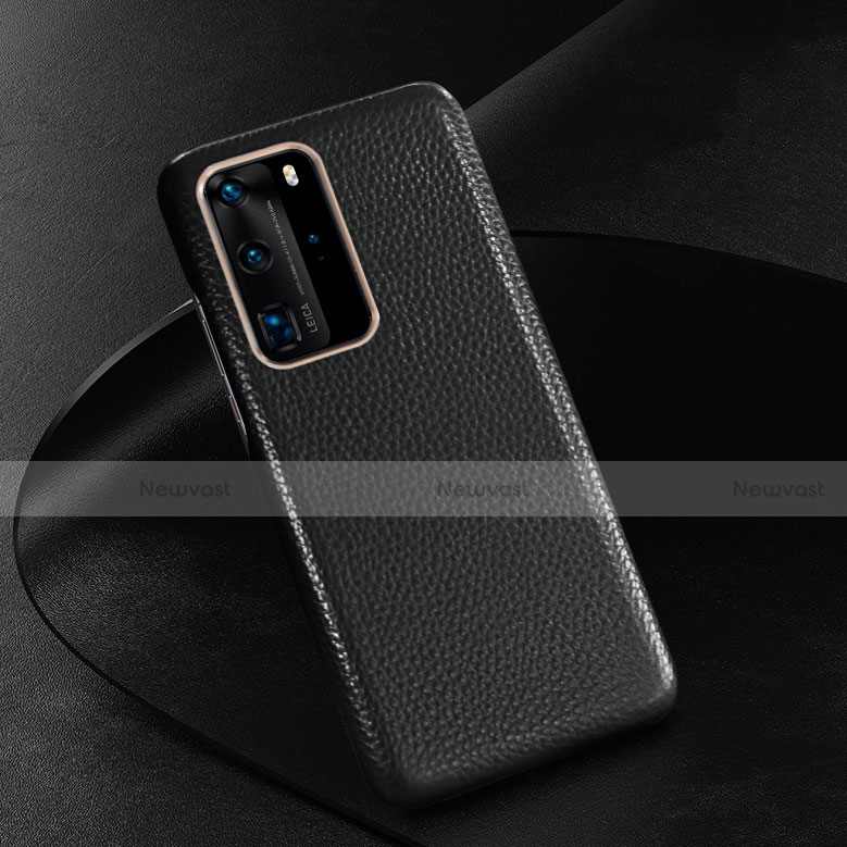 Soft Luxury Leather Snap On Case Cover R08 for Huawei P40 Pro