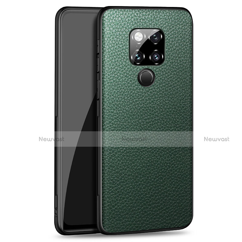 Soft Luxury Leather Snap On Case Cover R09 for Huawei Mate 20 X 5G