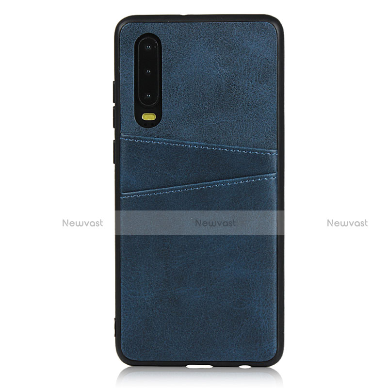 Soft Luxury Leather Snap On Case Cover R09 for Huawei P30