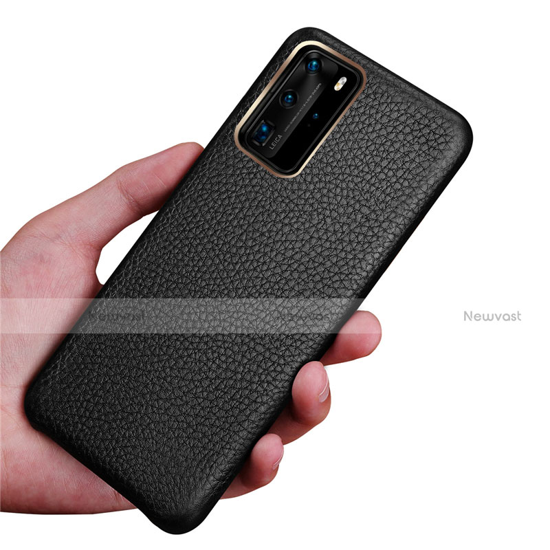 Soft Luxury Leather Snap On Case Cover R09 for Huawei P40 Pro