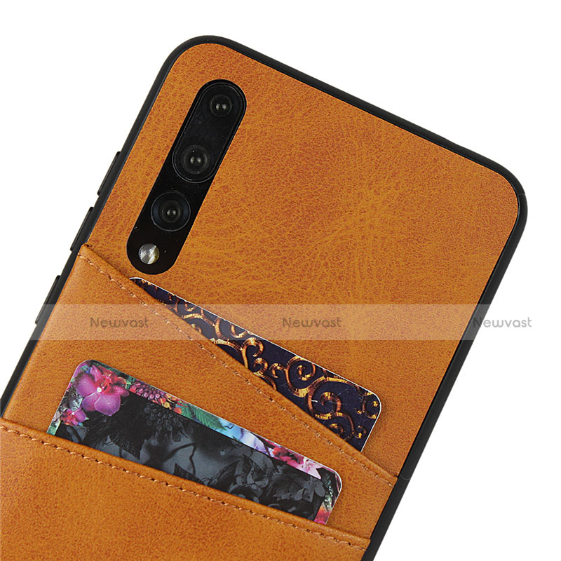 Soft Luxury Leather Snap On Case Cover R10 for Huawei P20 Pro